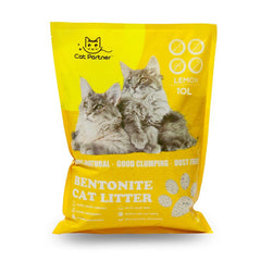 Cat Partner Bentonite Dust Free Clumping Litter 10 L – Lemon