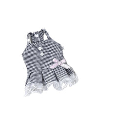 Hong Pet Pink With White Strip Pattern Dog Clothes - X Small, Pink