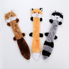 For Pet Animal Shaped Plush Toy For Dogs – (Mixed Colors) – 45*10*5cm