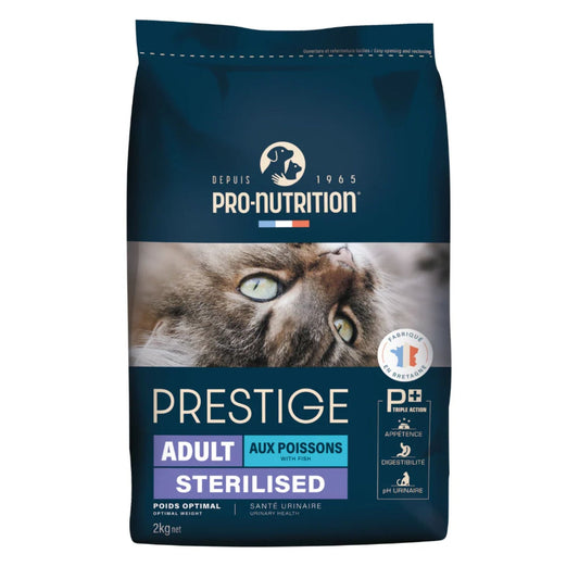Pro Nutrition Prestige Cat Adult Sterilised Fish 2Kg