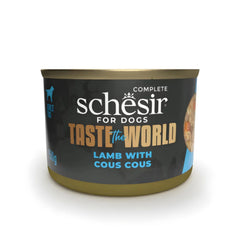 Schesir Taste The World Dog Wholefood - Lamb With Cous Cous 150g (Min Order- 8 Cans)
