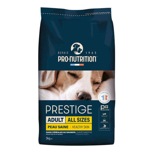 Pro nutrition Prestige Dog Adult All Size Healty Skin Salmon 3Kg - Grain Free