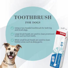 Bioline Tooth Brush for Dog 4 p