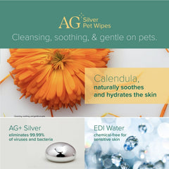 NurturePro AG+ Silver Pet Wet Wipes- ALOE 100p
