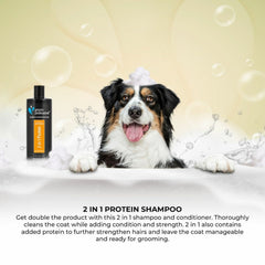 Groom Professional 2 In 1 Protein Shampoo 450ml