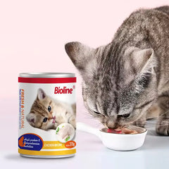 Bioline Canned Cat Food Chicken 375g