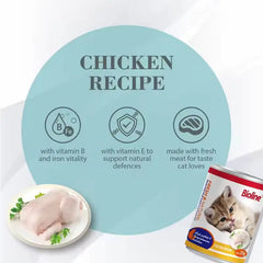 Bioline Canned Cat Food Chicken 375g