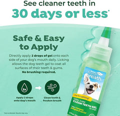 Fresh Breath Clean Teeth Dental & Oral Care Gel for Dogs, 2oz