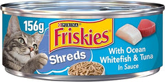 Friskies Shreds Ocean Fish & Tuna 156g