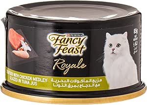Fancy Feast Royale Seafood & Chicken Medley Glazed in Tuna jus 85g