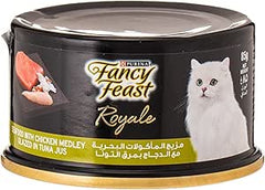 Fancy Feast Royale Seafood & Chicken Medley Glazed in Tuna jus 85g