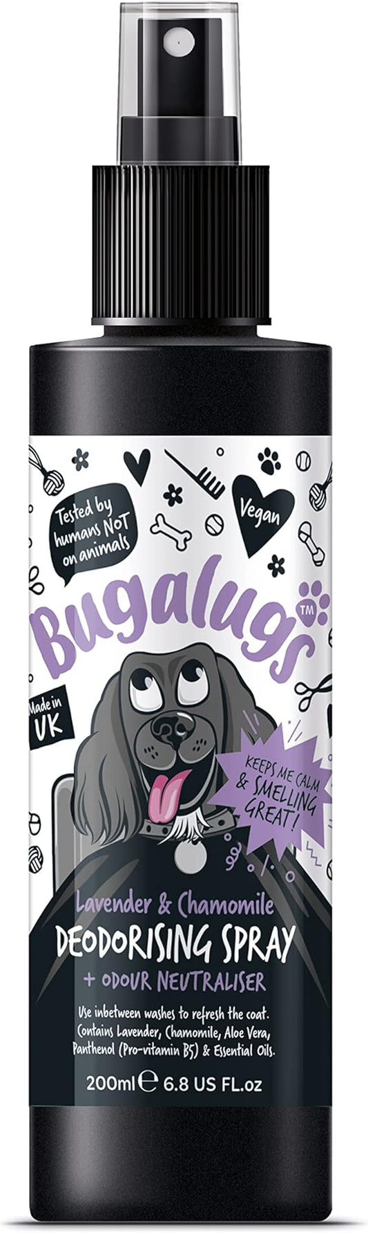 Bugalugs Lavender & Chamomile Deodarising Spray 200ml