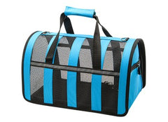 FOR PET NYLON STRIPE BREATHABLE PET CARRIER BAG – 48x28x26CM (MIXED COLORS)