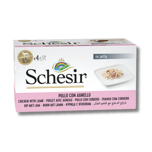 Schesir Dog Wet Food-Chicken Fillets With Lamb[Weight - 340g