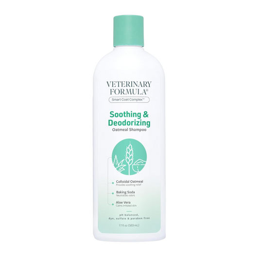 Synergy Labs Veterinary Soothing & Deodorizing Oatmeal Shampoo 17oz - 503ml