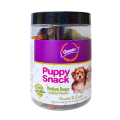 Gnawlers Puppy Snack-Medium Bone Assorted Flavours (250g)