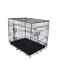 Pado Double Door Dog Crate With mesh Floor 123*76*83cm