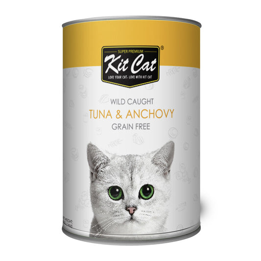 Kit Cat Wild Caught Tuna & Anchovy for cats 400g