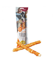 Duvo+ Meat! Chicken & Rawhide Sticks Large 2p