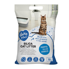 Duvo Premium Silica Cat Litter 16L