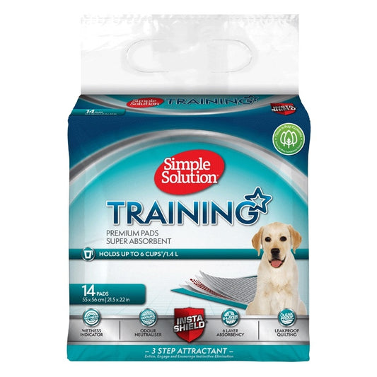 Simple Solution Premium Dog and Puppy Training Pads Pack of 14 pc