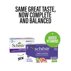 Schesir Cat Multipack Can Tuna With Beef-6x50g