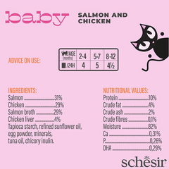 Schesir Baby Mousse Kitten - Salmon & Chicken 70g