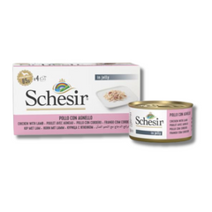 Schesir Dog Wet Food-Chicken Fillets With Lamb[Weight - 340g
