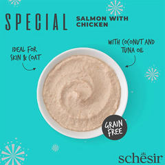 Schesir Special Mousse ( Skin & Coat) - Salmon with Chicken 70g
