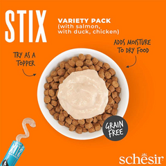 Schesir Stix Treat Variety Pack Mixed Flavors 6*15g