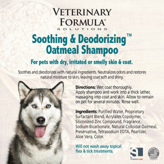 Synergy Labs Veterinary Soothing & Deodorizing Oatmeal Shampoo 17oz - 503ml