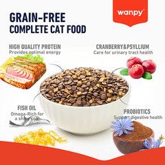 Wanpy Grain Free Food for Adult Cat – Tuna 1.5kg