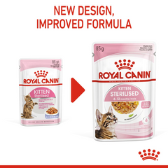Feline Health Nutrition Kitten Sterilised Gravy (Wet Food - Pouches) 12 x 85 g