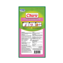 Inaba Churu Chicken with salmon Recipe for dog 4PCS/PK