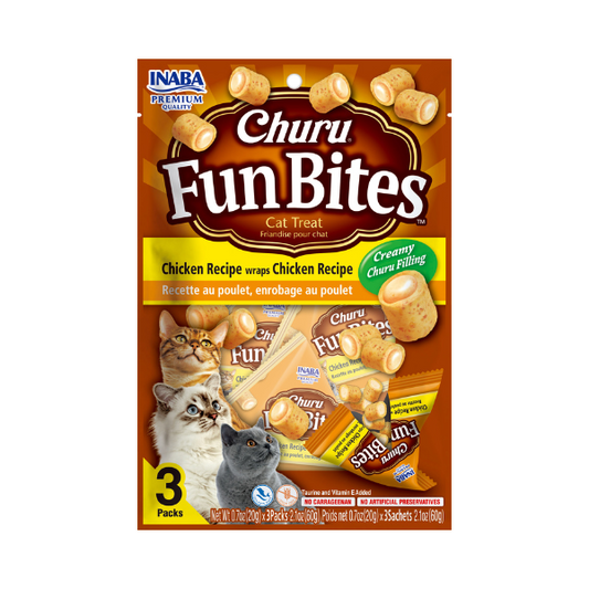 Churu Fun Bites Chicken Wrap 3P