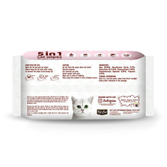 Kit Cat 5-in-1 Cat Wipes BABY POWDER