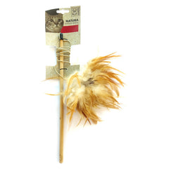 M-Pets Natura Feather Wand Toy
