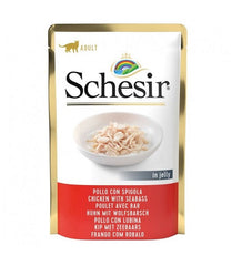 Schesir Cat Pouch Jelly Chicken With Seabass 85gm