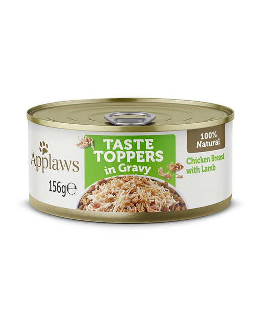 Applaws Taste Topper in Gravy Chicken Lamb Dog Tin 156g