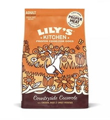 Lily's Kitchen Countryside Casserole with Chicken, Duck & Sweet Potatoes Adult Dry Dog Food 12kg