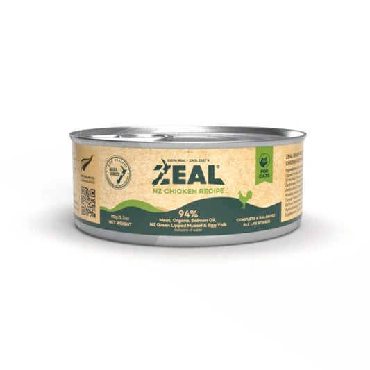 Zeal Grain Free Can Cat Food 90g – (Chicken )