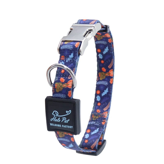 Helepet Faux Nylon Dog Collar - S, Little Bear