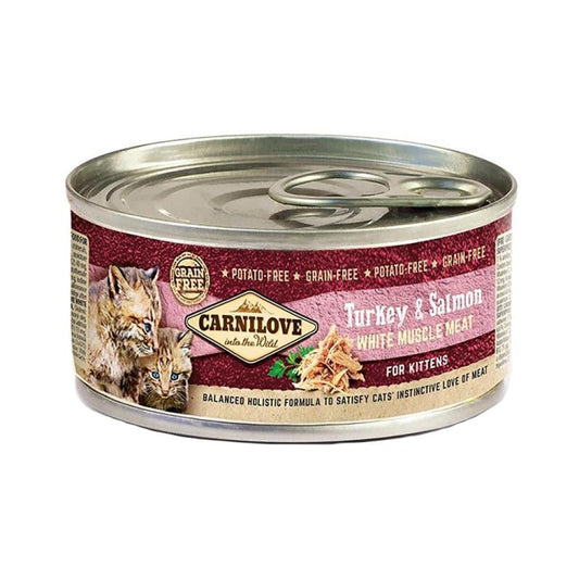 Carnilove Turkey & Salmon for Kitten Wet Food Can