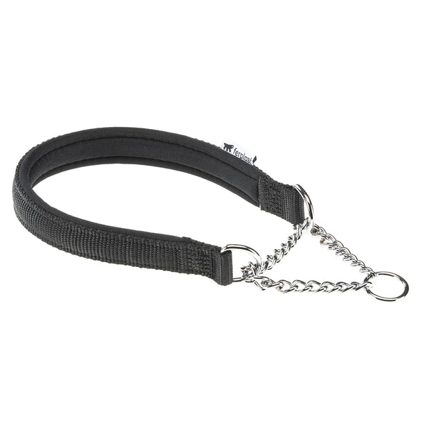 Ferplast Daytona CSS Semi - Pull - Out Collar With Soft Padding - BLACK 45cm*15mm