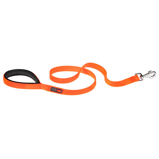 [75334939] Ferplast Daytona G Nylon Dog Leash[Color - Orange, Dimension - 15mm x L 120cm]
