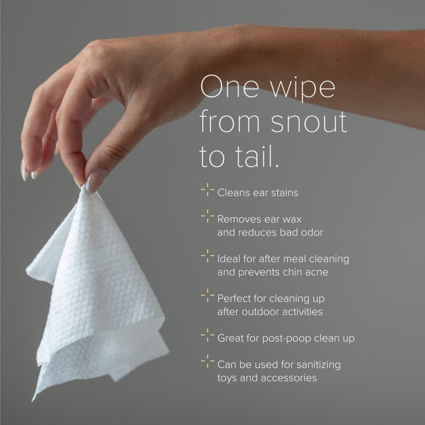 NurturePro AG+ Silver Pet Wet Wipes- BABY Powder 100p