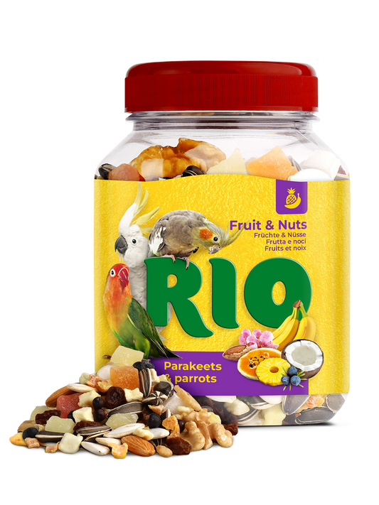RIO Fruit And Nuts Mix Natural Treats For Birds 160g
