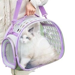 PETBROO HANDY PET FABRIC CARRIER -PURPLE