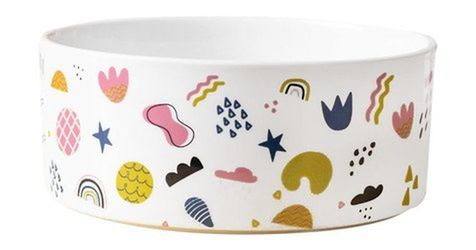 Petbroo Printed Ceramic Bowl 14*6cm 600ml