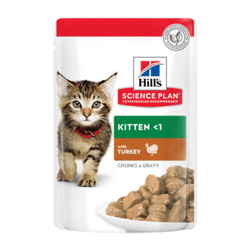 Hill’s SP Kitten  Gravy  Turky Pouches (85g)